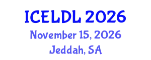 International Conference on E-Learning and Distance Learning (ICELDL) November 15, 2026 - Jeddah, Saudi Arabia