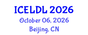 International Conference on E-Learning and Distance Learning (ICELDL) October 06, 2026 - Beijing, China