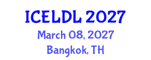 International Conference on E-Learning and Distance Learning (ICELDL) March 08, 2027 - Bangkok, Thailand
