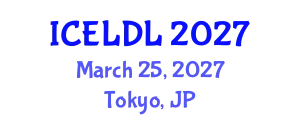 International Conference on E-Learning and Distance Learning (ICELDL) March 25, 2027 - Tokyo, Japan