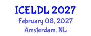 International Conference on E-Learning and Distance Learning (ICELDL) February 08, 2027 - Amsterdam, Netherlands