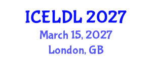 International Conference on E-Learning and Distance Learning (ICELDL) March 15, 2027 - London, United Kingdom
