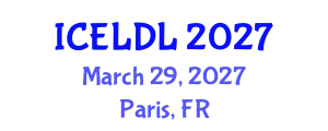 International Conference on E-Learning and Distance Learning (ICELDL) March 29, 2027 - Paris, France