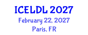 International Conference on E-Learning and Distance Learning (ICELDL) February 22, 2027 - Paris, France