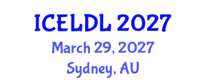 International Conference on E-Learning and Distance Learning (ICELDL) March 29, 2027 - Sydney, Australia