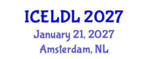 International Conference on E-Learning and Distance Learning (ICELDL) January 21, 2027 - Amsterdam, Netherlands