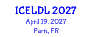 International Conference on E-Learning and Distance Learning (ICELDL) April 19, 2027 - Paris, France