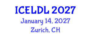 International Conference on E-Learning and Distance Learning (ICELDL) January 14, 2027 - Zurich, Switzerland