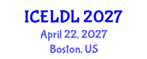 International Conference on E-Learning and Distance Learning (ICELDL) April 22, 2027 - Boston, United States