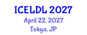 International Conference on E-Learning and Distance Learning (ICELDL) April 22, 2027 - Tokyo, Japan