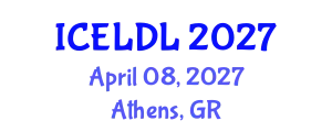 International Conference on E-Learning and Distance Learning (ICELDL) April 08, 2027 - Athens, Greece
