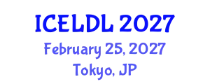 International Conference on E-Learning and Distance Learning (ICELDL) February 25, 2027 - Tokyo, Japan