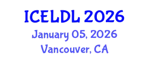 International Conference on E-Learning and Distance Learning (ICELDL) January 05, 2026 - Vancouver, Canada