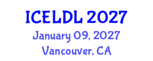 International Conference on E-Learning and Distance Learning (ICELDL) January 09, 2027 - Vancouver, Canada