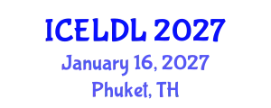 International Conference on E-Learning and Distance Learning (ICELDL) January 16, 2027 - Phuket, Thailand