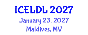 International Conference on E-Learning and Distance Learning (ICELDL) January 23, 2027 - Maldives, Maldives