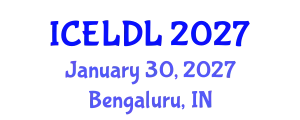 International Conference on E-Learning and Distance Learning (ICELDL) January 30, 2027 - Bengaluru, India