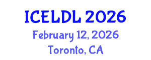 International Conference on E-Learning and Distance Learning (ICELDL) February 12, 2026 - Toronto, Canada