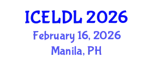 International Conference on E-Learning and Distance Learning (ICELDL) February 16, 2026 - Manila, Philippines