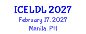 International Conference on E-Learning and Distance Learning (ICELDL) February 17, 2027 - Manila, Philippines