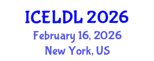 International Conference on E-Learning and Distance Learning (ICELDL) February 16, 2026 - New York, United States