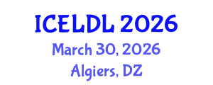 International Conference on E-Learning and Distance Learning (ICELDL) March 30, 2026 - Algiers, Algeria