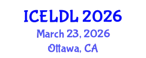 International Conference on E-Learning and Distance Learning (ICELDL) March 23, 2026 - Ottawa, Canada