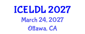 International Conference on E-Learning and Distance Learning (ICELDL) March 24, 2027 - Ottawa, Canada