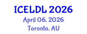 International Conference on E-Learning and Distance Learning (ICELDL) April 06, 2026 - Toronto, Australia
