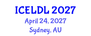 International Conference on E-Learning and Distance Learning (ICELDL) April 24, 2027 - Sydney, Australia