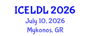 International Conference on E-Learning and Distance Learning (ICELDL) July 10, 2026 - Mykonos, Greece