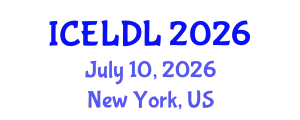 International Conference on E-Learning and Distance Learning (ICELDL) July 10, 2026 - New York, United States