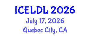 International Conference on E-Learning and Distance Learning (ICELDL) July 17, 2026 - Quebec City, Canada