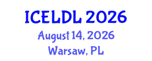 International Conference on E-Learning and Distance Learning (ICELDL) August 14, 2026 - Warsaw, Poland