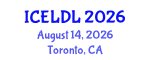 International Conference on E-Learning and Distance Learning (ICELDL) August 14, 2026 - Toronto, Canada