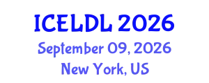 International Conference on E-Learning and Distance Learning (ICELDL) September 09, 2026 - New York, United States