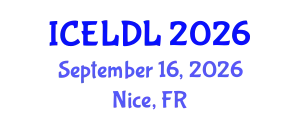 International Conference on E-Learning and Distance Learning (ICELDL) September 16, 2026 - Nice, France