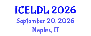 International Conference on E-Learning and Distance Learning (ICELDL) September 20, 2026 - Naples, Italy