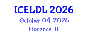 International Conference on E-Learning and Distance Learning (ICELDL) October 04, 2026 - Florence, Italy