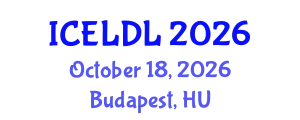 International Conference on E-Learning and Distance Learning (ICELDL) October 18, 2026 - Budapest, Hungary
