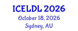 International Conference on E-Learning and Distance Learning (ICELDL) October 18, 2026 - Sydney, Australia
