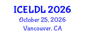 International Conference on E-Learning and Distance Learning (ICELDL) October 25, 2026 - Vancouver, Canada