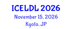 International Conference on E-Learning and Distance Learning (ICELDL) November 15, 2026 - Kyoto, Japan