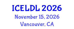 International Conference on E-Learning and Distance Learning (ICELDL) November 15, 2026 - Vancouver, Canada