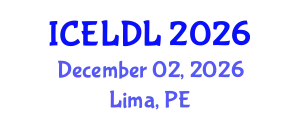 International Conference on E-Learning and Distance Learning (ICELDL) December 02, 2026 - Lima, Peru
