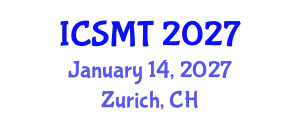 International Conference on Social Media and Technology (ICSMT) January 14, 2027 - Zurich, Switzerland