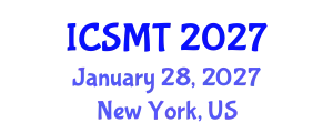 International Conference on Social Media and Technology (ICSMT) January 28, 2027 - New York, United States