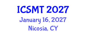 International Conference on Social Media and Technology (ICSMT) January 16, 2027 - Nicosia, Cyprus