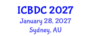 International Conference on Big Data Computing (ICBDC) January 28, 2027 - Sydney, Australia