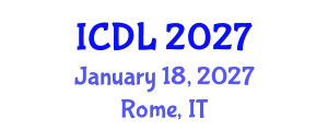 International Conference on Digital Libraries (ICDL) January 18, 2027 - Rome, Italy